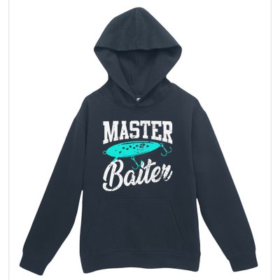 Funny Fishermen Gifts Adult Humor Fishings Master Baiter Urban Pullover Hoodie