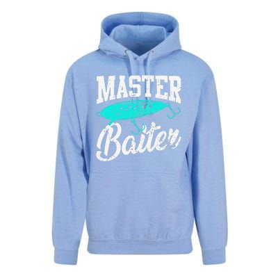 Funny Fishermen Gifts Adult Humor Fishings Master Baiter Unisex Surf Hoodie