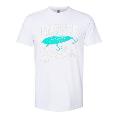 Funny Fishermen Gifts Adult Humor Fishings Master Baiter Softstyle CVC T-Shirt