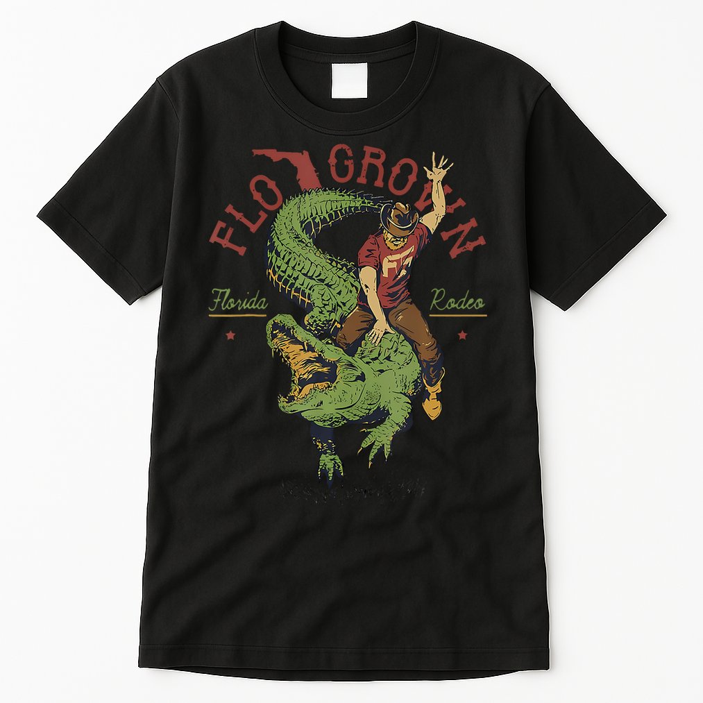 Funny Flo Grown Florida Rodeo Tall T-Shirt