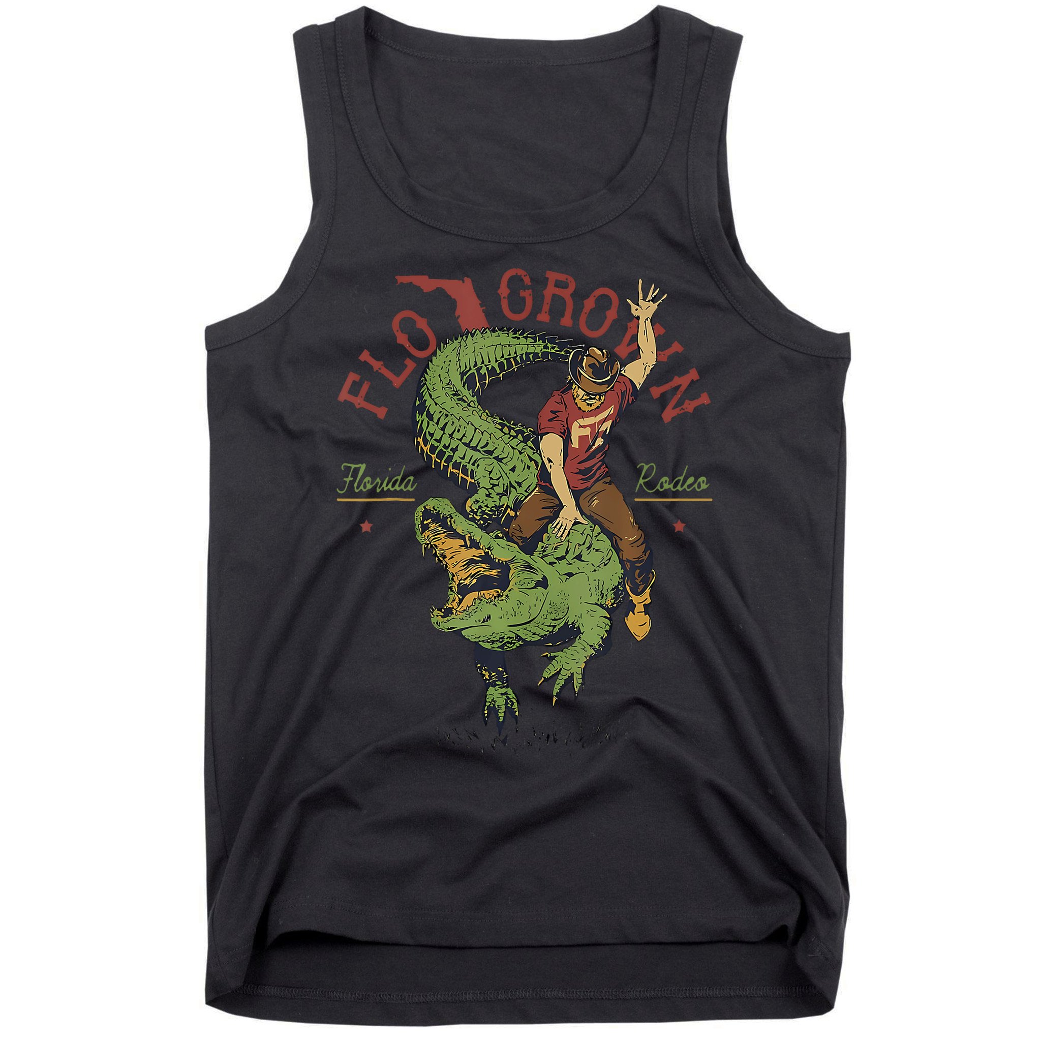 Funny Flo Grown Florida Rodeo Tank Top