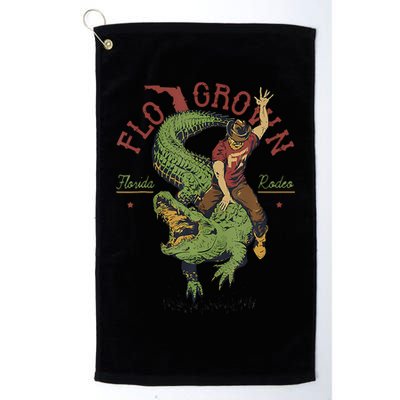 Funny Flo Grown Florida Rodeo Golf Towel