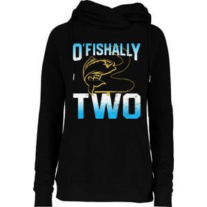 Fishing Fisherman Gifts For 2 Year Old 2nd Birthday Womens Funnel Neck Pullover Hood