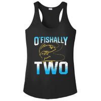 Fishing Fisherman Gifts For 2 Year Old 2nd Birthday Ladies PosiCharge Competitor Racerback Tank