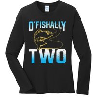 Fishing Fisherman Gifts For 2 Year Old 2nd Birthday Ladies Long Sleeve Shirt