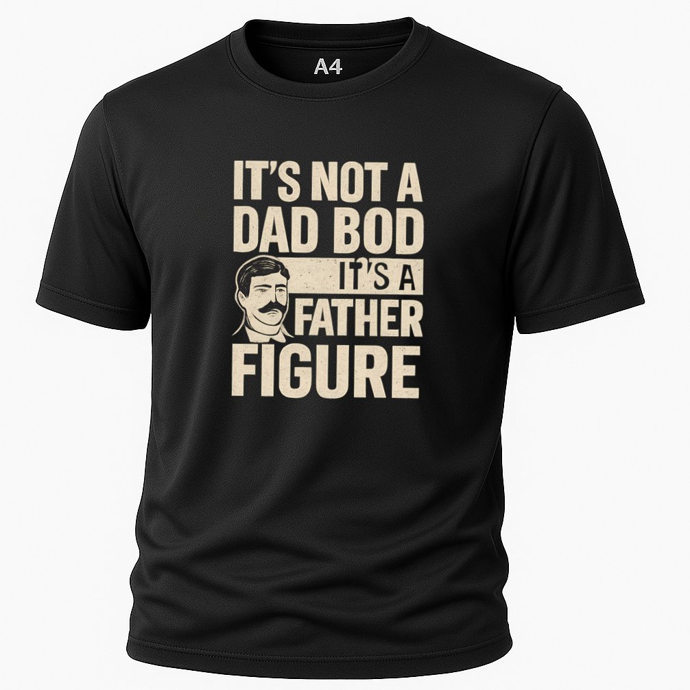 Father Figure Gift for Dad Cooling Performance Crew T-Shirt