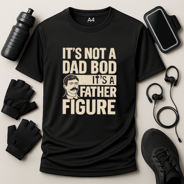 Father Figure Gift for Dad Cooling Performance Crew T-Shirt