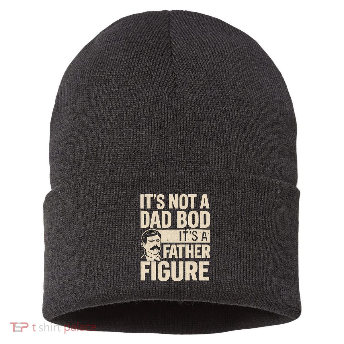 Father Figure Gift for Dad Sustainable Knit Beanie