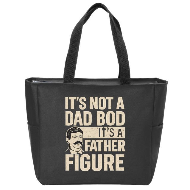 Father Figure Gift for Dad Zip Tote Bag