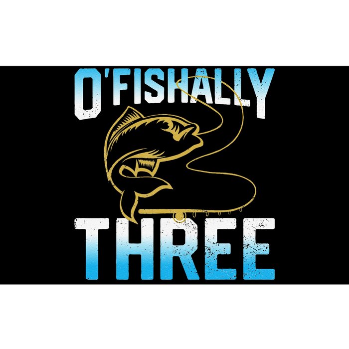 Fishing Fisherman Gifts For 3 Year Old 3rd Birthday Bumper Sticker