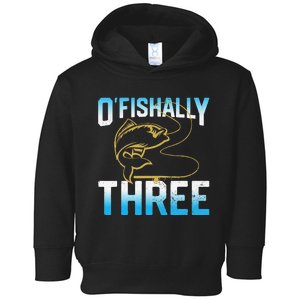 Fishing Fisherman Gifts For 3 Year Old 3rd Birthday Toddler Hoodie