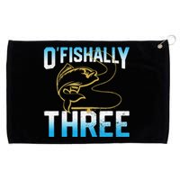 Fishing Fisherman Gifts For 3 Year Old 3rd Birthday Grommeted Golf Towel