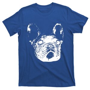 Frenchie Face Gift Dog Mom Or Dad Christmas Gift T-Shirt