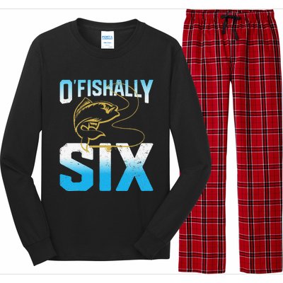 Fishing Fisherman Gifts For 6 Year Old 6th Birthday Long Sleeve Pajama Set