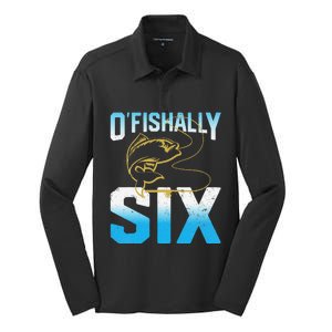 Fishing Fisherman Gifts For 6 Year Old 6th Birthday Silk Touch Performance Long Sleeve Polo