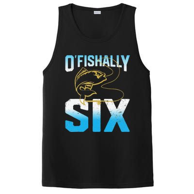 Fishing Fisherman Gifts For 6 Year Old 6th Birthday PosiCharge Competitor Tank