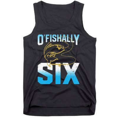 Fishing Fisherman Gifts For 6 Year Old 6th Birthday Tank Top