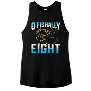 Fishing Fisherman Gifts For 8 Year Old 8th Birthday Ladies PosiCharge Tri-Blend Wicking Tank