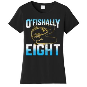 Fishing Fisherman Gifts For 8 Year Old 8th Birthday Women's T-Shirt