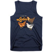 Funny Farmer Gift I Love My Ladies Chicken Tank Top