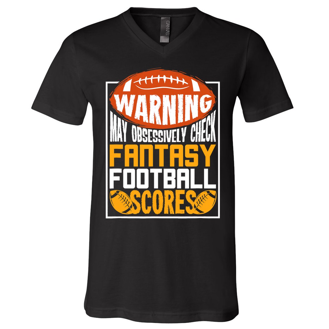 Fantasy Football Gift For A Fantasy Football Player V-Neck T-Shirt