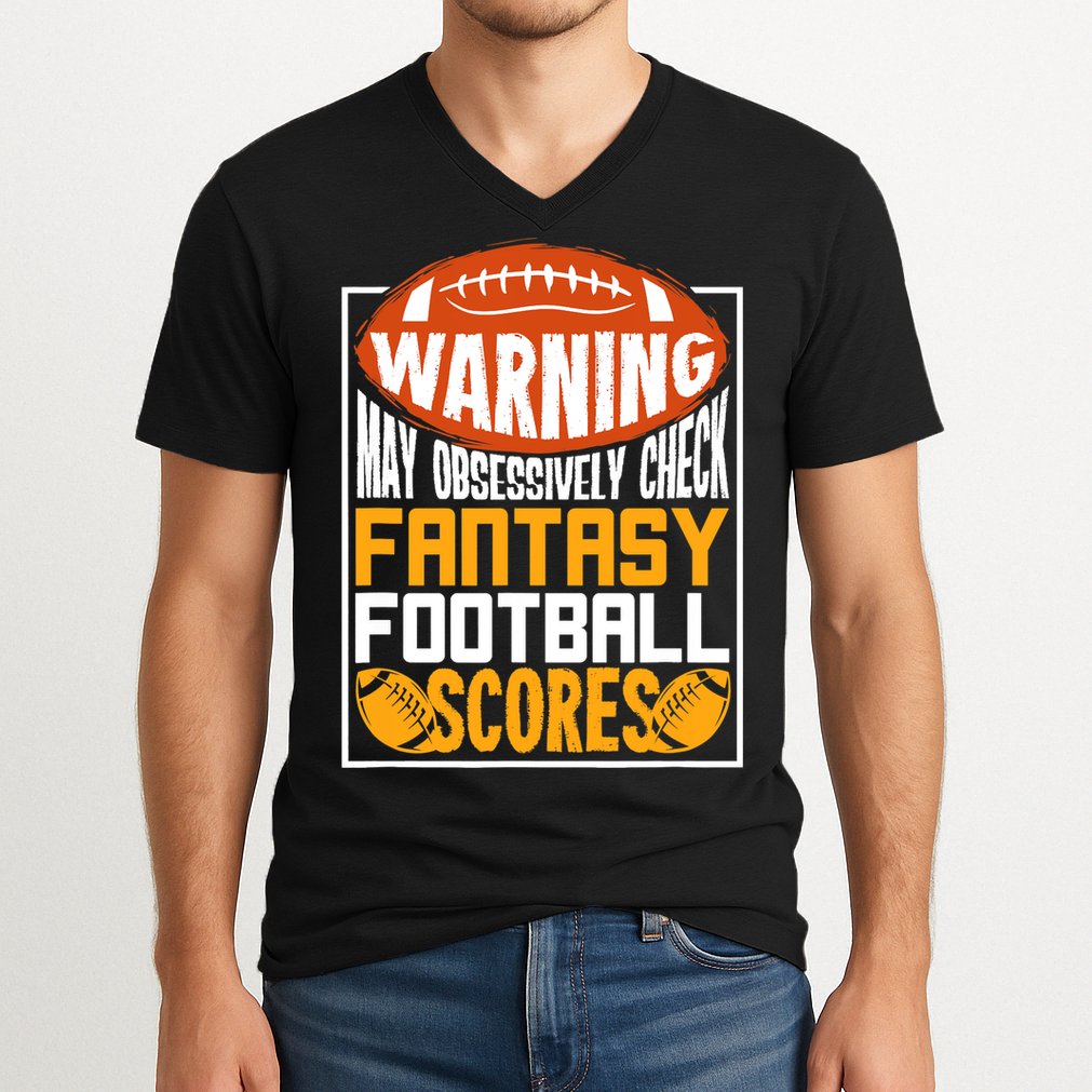 Fantasy Football Gift For A Fantasy Football Player V-Neck T-Shirt