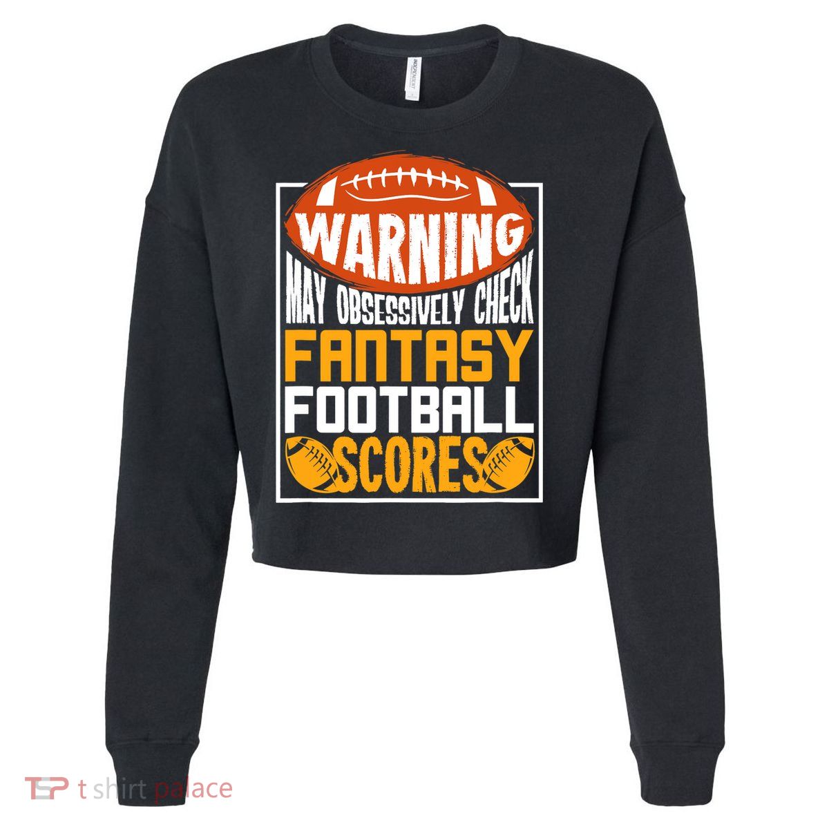 Fantasy Football Gift For A Fantasy Football Player Cropped Pullover Crew