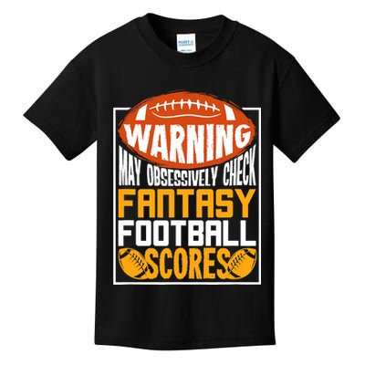 Fantasy Football Gift For A Fantasy Football Player Kids T-Shirt