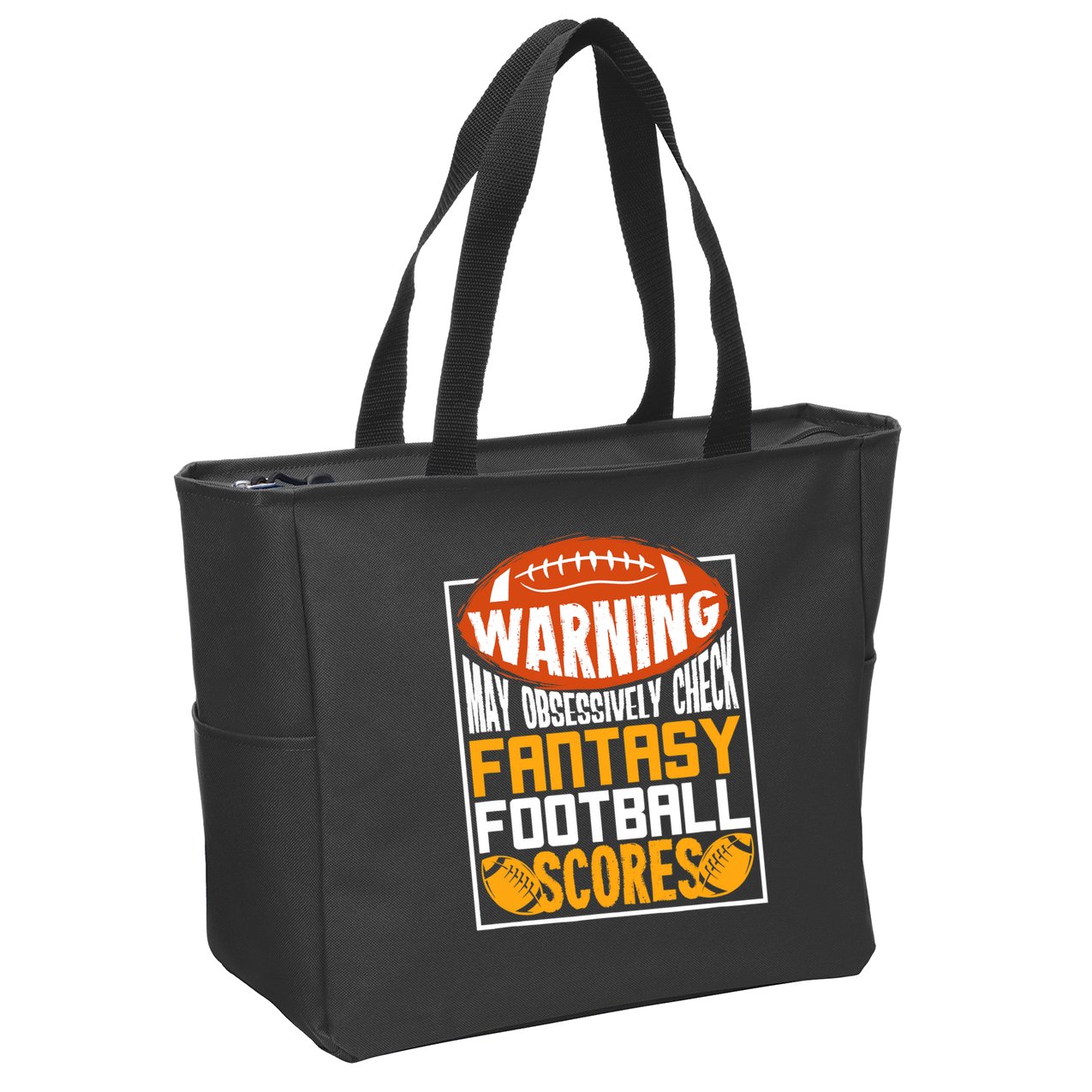 Fantasy Football Gift For A Fantasy Football Player Zip Tote Bag