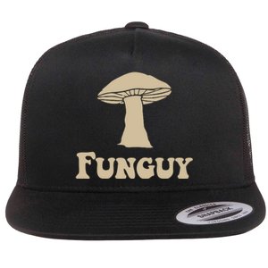 Fungi Fun Guy Funny Mushroom Lover Flat Bill Trucker Hat