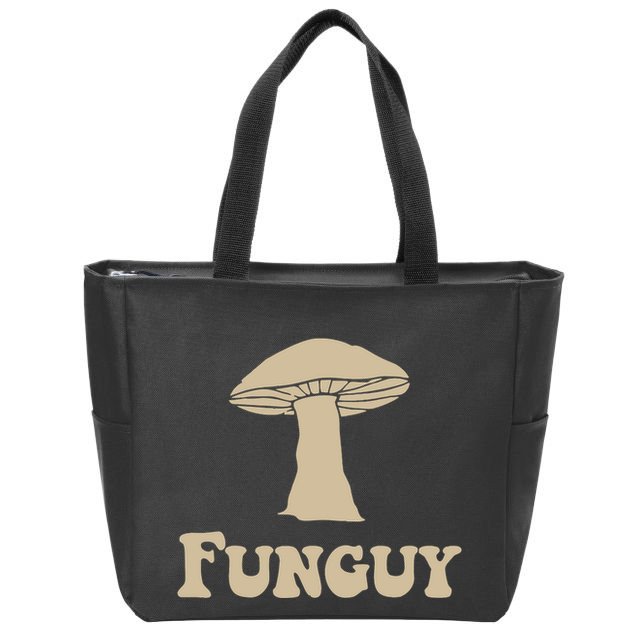 Fungi Fun Guy Funny Mushroom Lover Zip Tote Bag
