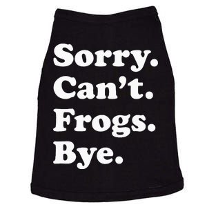 Funny Frog Gift For Men Women Doggie Tank