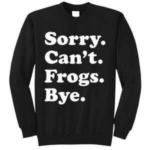 Funny Frog Gift For Men Women Sweatshirt