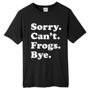 Funny Frog Gift For Men Women Tall Fusion ChromaSoft Performance T-Shirt