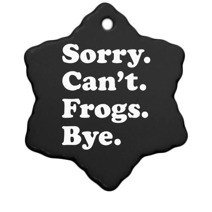 Funny Frog Gift For Men Women Ceramic Star Ornament