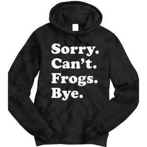 Funny Frog Gift For Men Women Tie Dye Hoodie