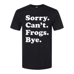 Funny Frog Gift For Men Women Softstyle CVC T-Shirt