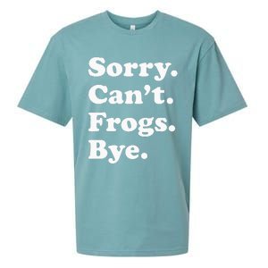 Funny Frog Gift For Men Women Sueded Cloud Jersey T-Shirt