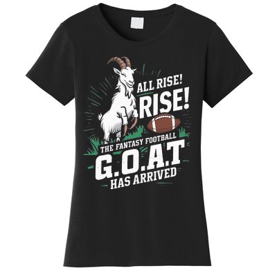 Fantasy Football Goat League Champion Champ Winner Women's T-Shirt