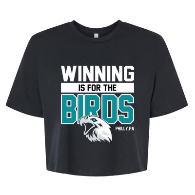 Football Fan Gear | Winning Is For The Birds Bella+Canvas Jersey Crop Tee