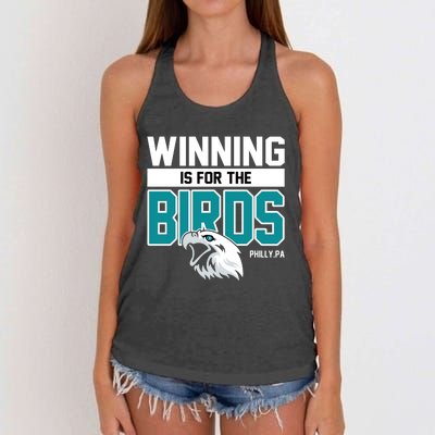 Football Fan Gear | Winning Is For The Birds Women's Knotted Racerback Tank