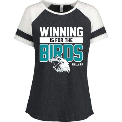 Football Fan Gear | Winning Is For The Birds Enza Ladies Jersey Colorblock Tee