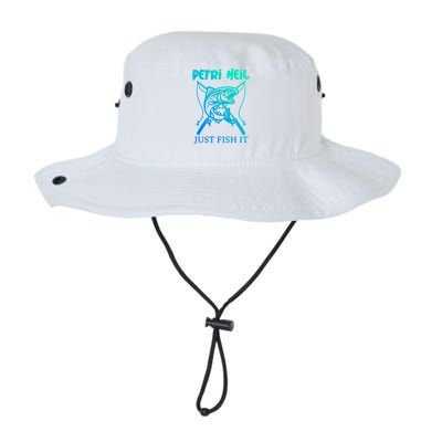 Fishing Funny Gift Petri Heil Just Fish It Gift Legacy Cool Fit Booney Bucket Hat