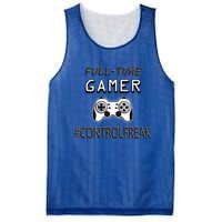 Funny Fullmeaningful Gifttime Gamer Control Freak Gaming Meaningful Gift Video G Mesh Reversible Basketball Jersey Tank