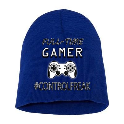 Funny Fullmeaningful Gifttime Gamer Control Freak Gaming Meaningful Gift Video G Short Acrylic Beanie