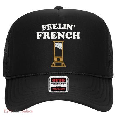 Feeling French Guillotine High Crown Mesh Back Trucker Hat