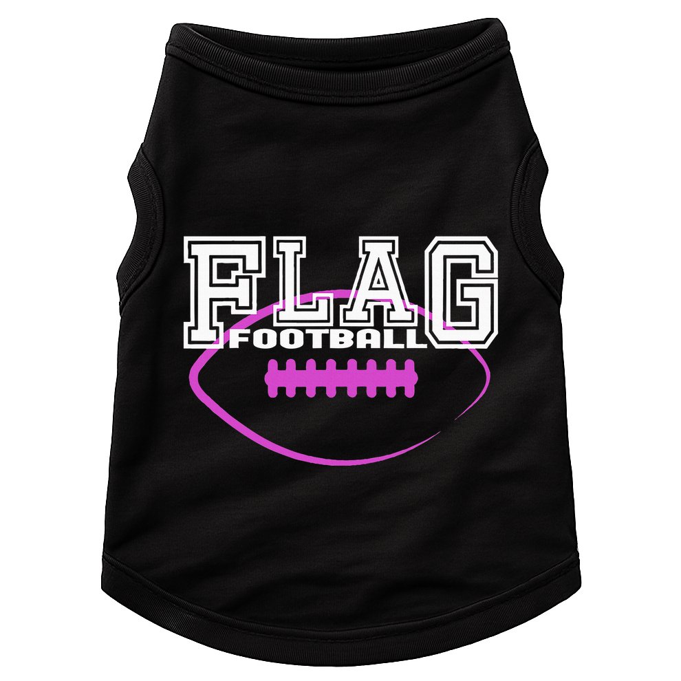 Flag Football Girl Player Team Doggie Tank