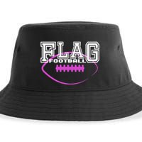 Flag Football Girl Player Team Sustainable Bucket Hat