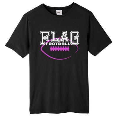 Flag Football Girl Player Team Tall Fusion ChromaSoft Performance T-Shirt