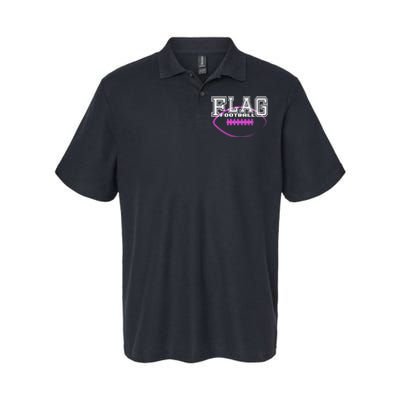 Flag Football Girl Player Team Softstyle Adult Sport Polo